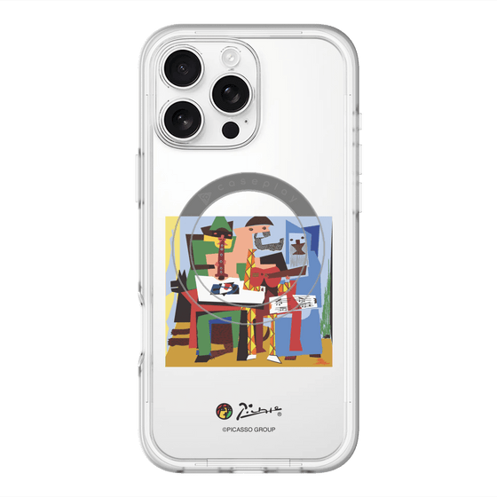 スリムプロテクションプレミアムケース with MagSafe［ PICASSO - Three Musicians ］