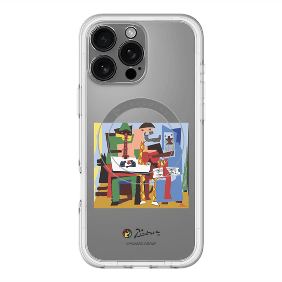 スリムプロテクションプレミアムケース with MagSafe［ PICASSO - Three Musicians ］