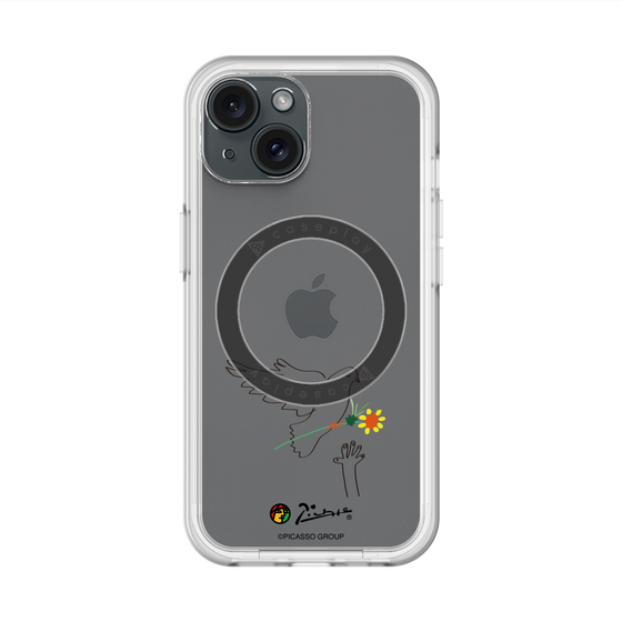 スリムプロテクションプレミアムケース with MagSafe［ PICASSO - Dove of Peace ］