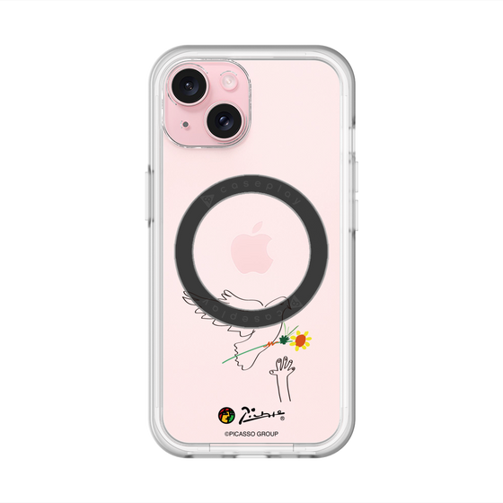 スリムプロテクションプレミアムケース with MagSafe［ PICASSO - Dove of Peace ］