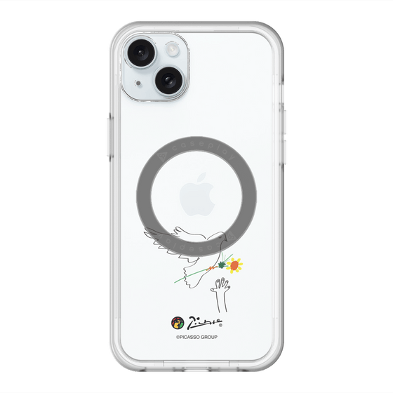 スリムプロテクションプレミアムケース with MagSafe［ PICASSO - Dove of Peace ］