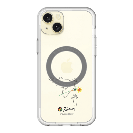 スリムプロテクションプレミアムケース with MagSafe［ PICASSO - Dove of Peace ］