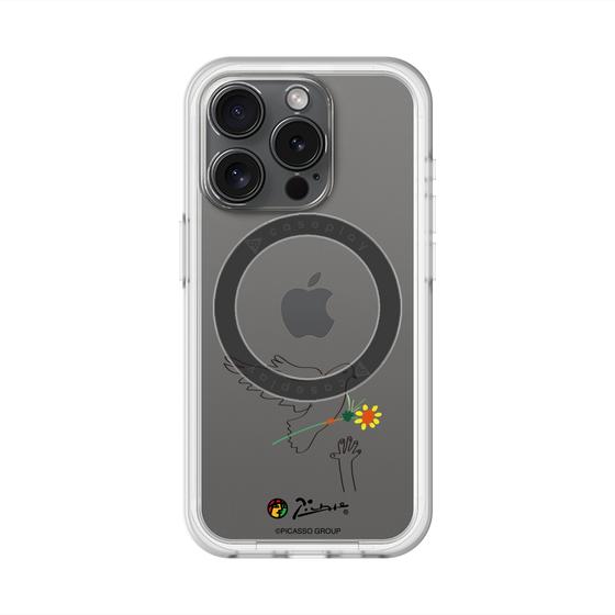 スリムプロテクションプレミアムケース with MagSafe［ PICASSO - Dove of Peace ］