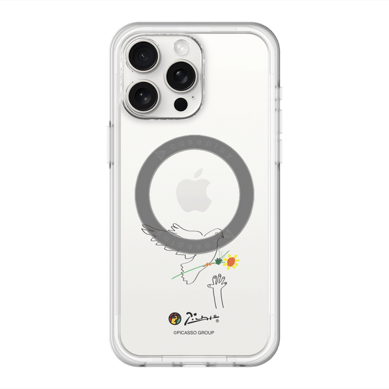 スリムプロテクションプレミアムケース with MagSafe［ PICASSO - Dove of Peace ］