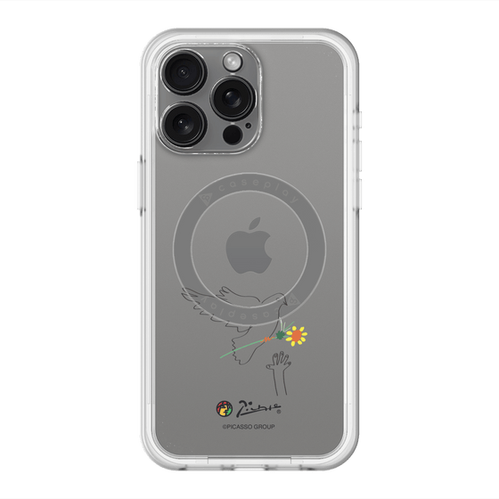 スリムプロテクションプレミアムケース with MagSafe［ PICASSO - Dove of Peace ］