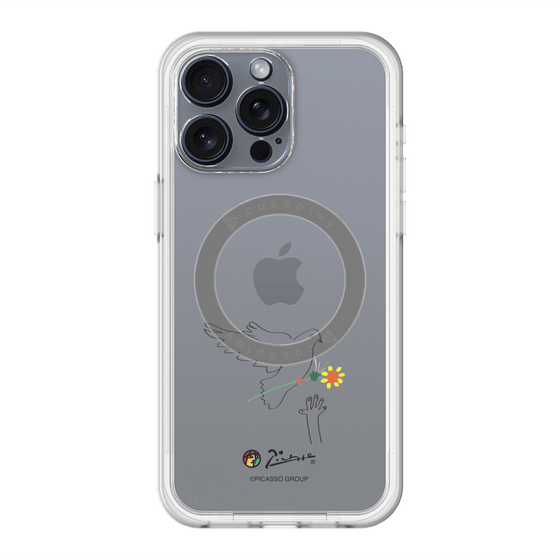 スリムプロテクションプレミアムケース with MagSafe［ PICASSO - Dove of Peace ］