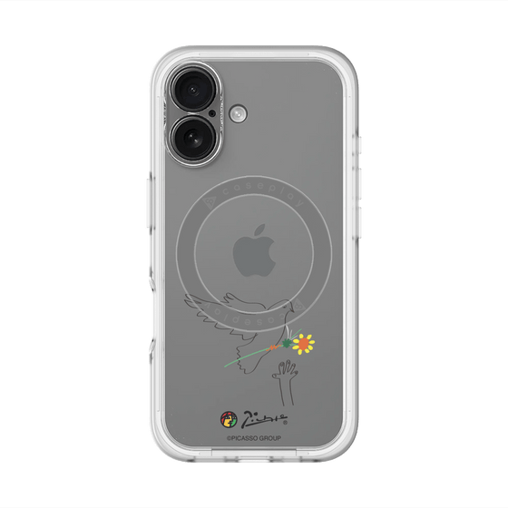 スリムプロテクションプレミアムケース with MagSafe［ PICASSO - Dove of Peace ］