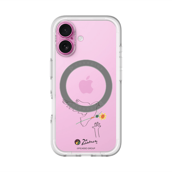 スリムプロテクションプレミアムケース with MagSafe［ PICASSO - Dove of Peace ］