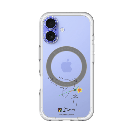 スリムプロテクションプレミアムケース with MagSafe［ PICASSO - Dove of Peace ］