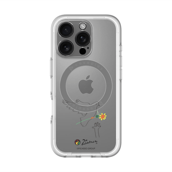 スリムプロテクションプレミアムケース with MagSafe［ PICASSO - Dove of Peace ］