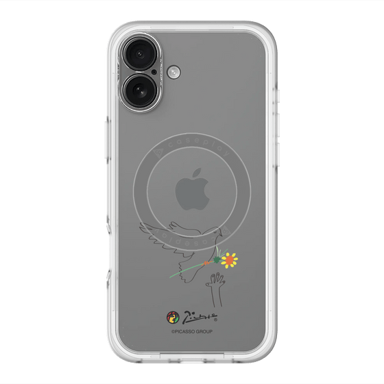 スリムプロテクションプレミアムケース with MagSafe［ PICASSO - Dove of Peace ］