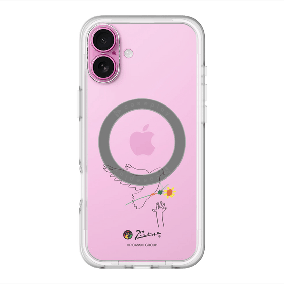 スリムプロテクションプレミアムケース with MagSafe［ PICASSO - Dove of Peace ］