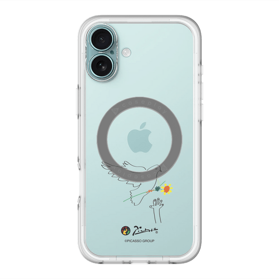 スリムプロテクションプレミアムケース with MagSafe［ PICASSO - Dove of Peace ］