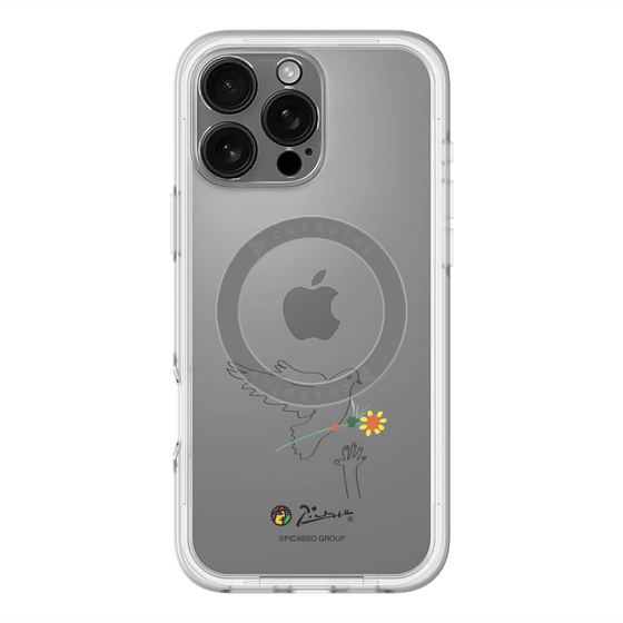 スリムプロテクションプレミアムケース with MagSafe［ PICASSO - Dove of Peace ］