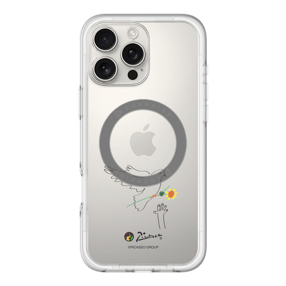 スリムプロテクションプレミアムケース with MagSafe［ PICASSO - Dove of Peace ］