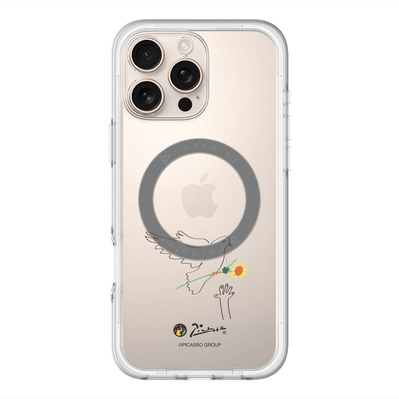 スリムプロテクションプレミアムケース with MagSafe［ PICASSO - Dove of Peace ］