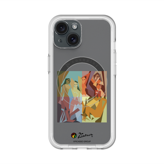 スリムプロテクションプレミアムケース with MagSafe［ PICASSO - Les Demoiselles d'Avignon ］