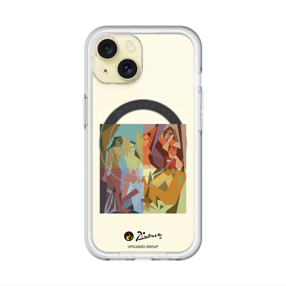スリムプロテクションプレミアムケース with MagSafe［ PICASSO - Les Demoiselles d'Avignon ］