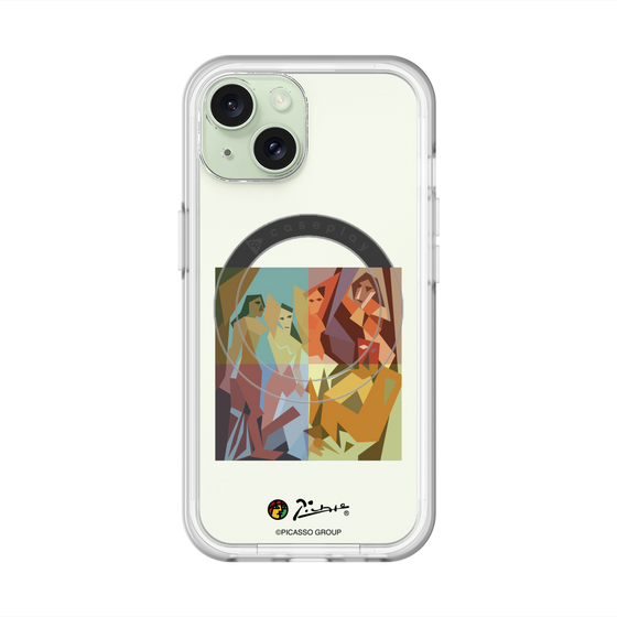スリムプロテクションプレミアムケース with MagSafe［ PICASSO - Les Demoiselles d'Avignon ］