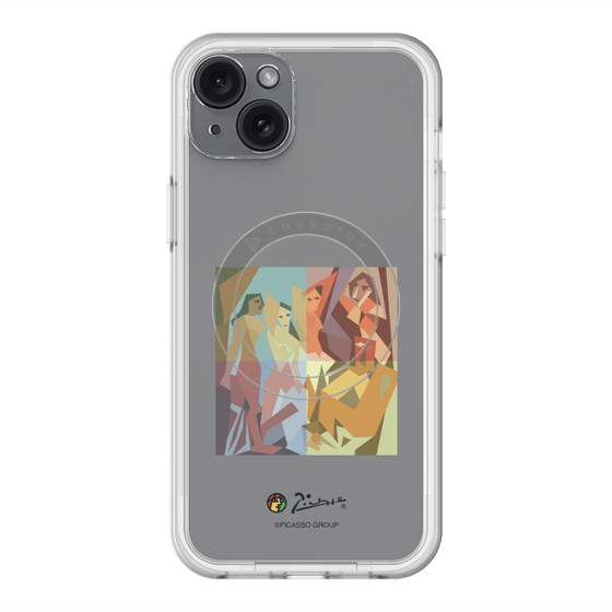スリムプロテクションプレミアムケース with MagSafe［ PICASSO - Les Demoiselles d'Avignon ］