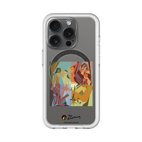 スリムプロテクションプレミアムケース with MagSafe［ PICASSO - Les Demoiselles d'Avignon ］