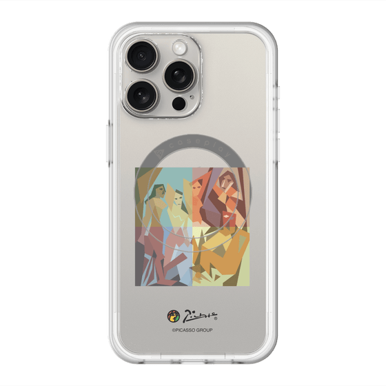 スリムプロテクションプレミアムケース with MagSafe［ PICASSO - Les Demoiselles d'Avignon ］