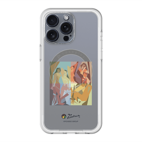 スリムプロテクションプレミアムケース with MagSafe［ PICASSO - Les Demoiselles d'Avignon ］