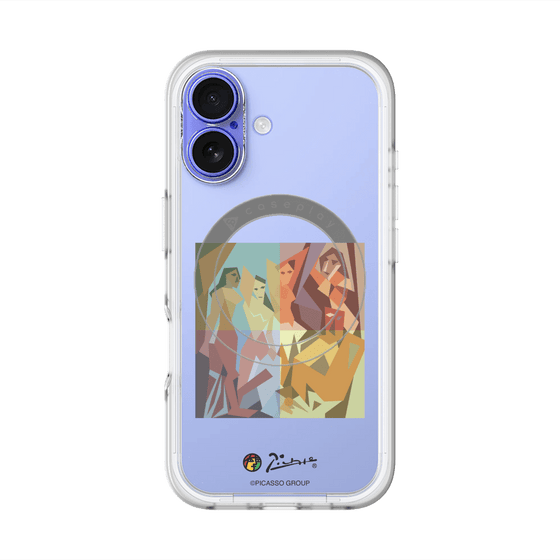スリムプロテクションプレミアムケース with MagSafe［ PICASSO - Les Demoiselles d'Avignon ］