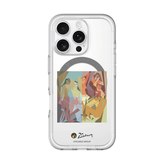 スリムプロテクションプレミアムケース with MagSafe［ PICASSO - Les Demoiselles d'Avignon ］