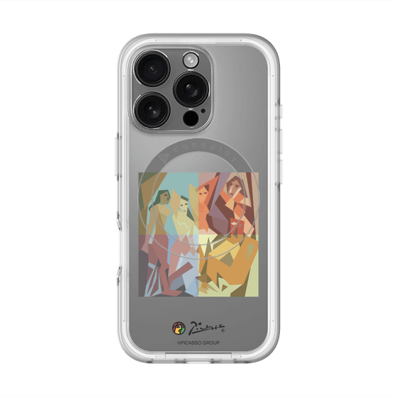 スリムプロテクションプレミアムケース with MagSafe［ PICASSO - Les Demoiselles d'Avignon ］