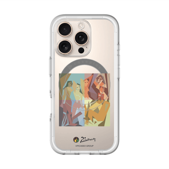 スリムプロテクションプレミアムケース with MagSafe［ PICASSO - Les Demoiselles d'Avignon ］