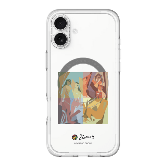 スリムプロテクションプレミアムケース with MagSafe［ PICASSO - Les Demoiselles d'Avignon ］