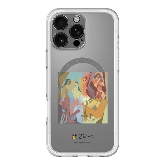 スリムプロテクションプレミアムケース with MagSafe［ PICASSO - Les Demoiselles d'Avignon ］
