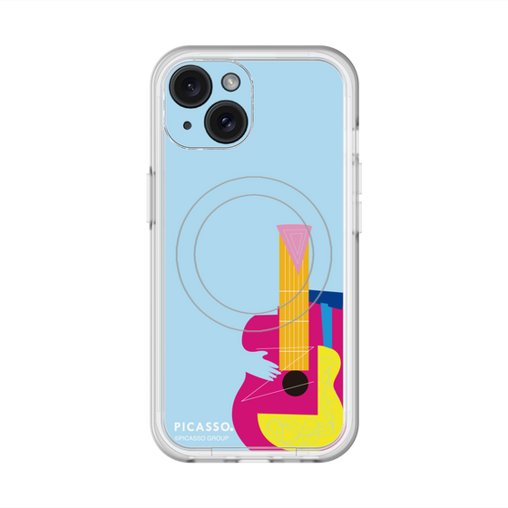 スリムプロテクションプレミアムケース with MagSafe［ PICASSO - Guitar ］