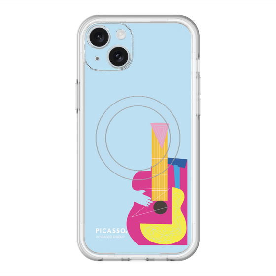スリムプロテクションプレミアムケース with MagSafe［ PICASSO - Guitar ］