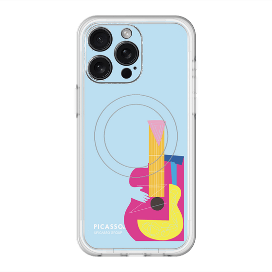 スリムプロテクションプレミアムケース with MagSafe［ PICASSO - Guitar ］