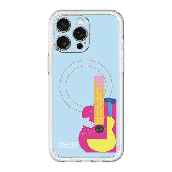 スリムプロテクションプレミアムケース with MagSafe［ PICASSO - Guitar ］