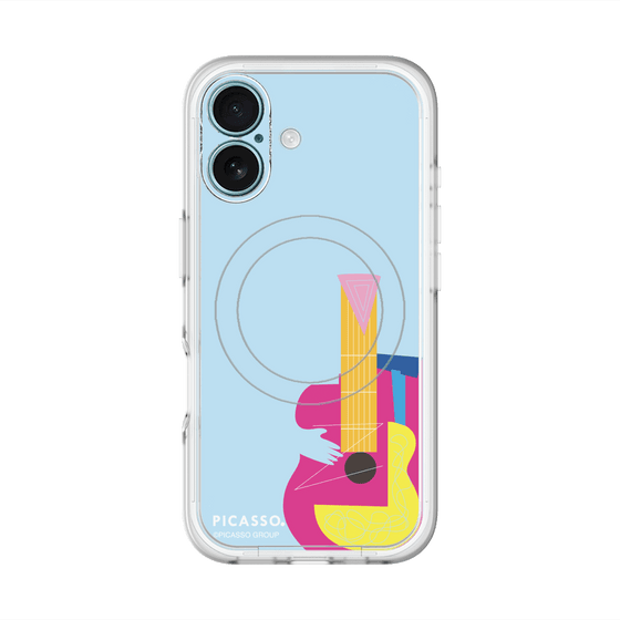 スリムプロテクションプレミアムケース with MagSafe［ PICASSO - Guitar ］