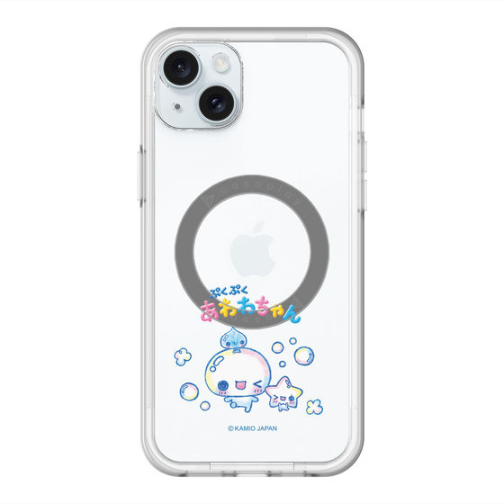 スリムプロテクションプレミアムケース with MagSafe［ ぷくぷくあわわちゃん - 仲良し ］