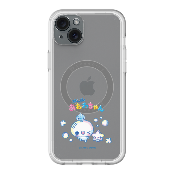 スリムプロテクションプレミアムケース with MagSafe［ ぷくぷくあわわちゃん - 仲良し ］