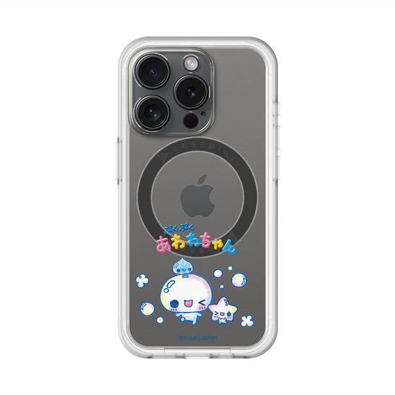 スリムプロテクションプレミアムケース with MagSafe［ ぷくぷくあわわちゃん - 仲良し ］
