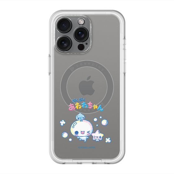 スリムプロテクションプレミアムケース with MagSafe［ ぷくぷくあわわちゃん - 仲良し ］