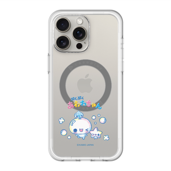 スリムプロテクションプレミアムケース with MagSafe［ ぷくぷくあわわちゃん - 仲良し ］