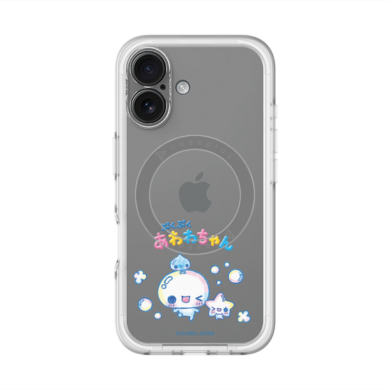 スリムプロテクションプレミアムケース with MagSafe［ ぷくぷくあわわちゃん - 仲良し ］