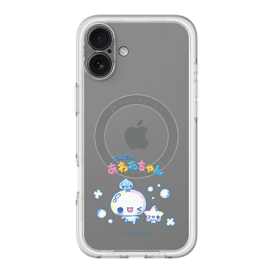 スリムプロテクションプレミアムケース with MagSafe［ ぷくぷくあわわちゃん - 仲良し ］