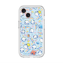 スリムプロテクションプレミアムケース with MagSafe［ ぷくぷくあわわちゃん - 総柄 ］