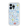 スリムプロテクションプレミアムケース with MagSafe［ ぷくぷくあわわちゃん - 総柄 ］