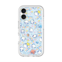 スリムプロテクションプレミアムケース with MagSafe［ ぷくぷくあわわちゃん - 総柄 ］