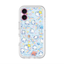スリムプロテクションプレミアムケース with MagSafe［ ぷくぷくあわわちゃん - 総柄 ］