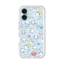 スリムプロテクションプレミアムケース with MagSafe［ ぷくぷくあわわちゃん - 総柄 ］